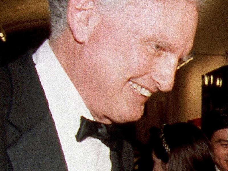 FILE - In this May 23, 1995 file photo, Smithsonian Director I. Michael Heyman is seen at the Smithsonian's Museum of Natural History in Washington. Heyman, who once led the Smithsonian Institution after serving as chancellor of the University of Califor