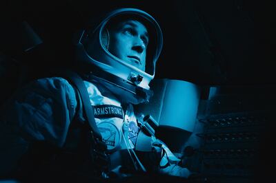 Ryan Gosling stars as Neil Armstrong in “First Man.”