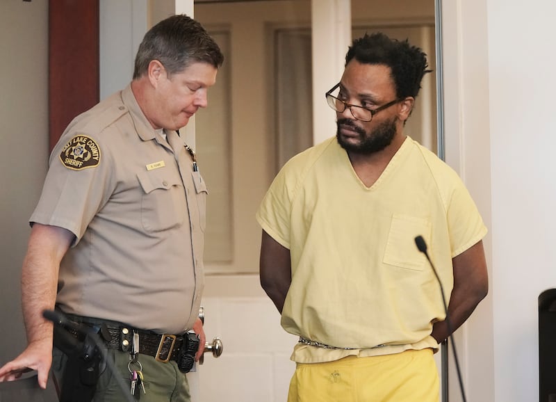 Ayoola Adisa Ajayi, accused in the June 2019 killing of University of Utah student Mackenzie Lueck, appears in 3rd District Court on another case where he is charged with kidnapping and sexually assaulting a woman in 2018, in Salt Lake City on Friday, Dec. 20, 2019.