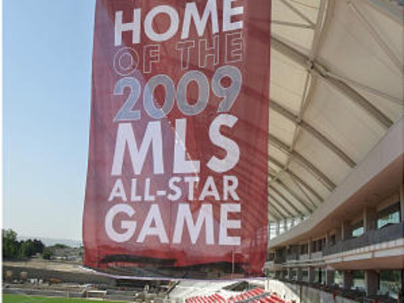 Rio Tinto Stadium will play host to the 2009 Major League Soccer All-Star Game later this week.