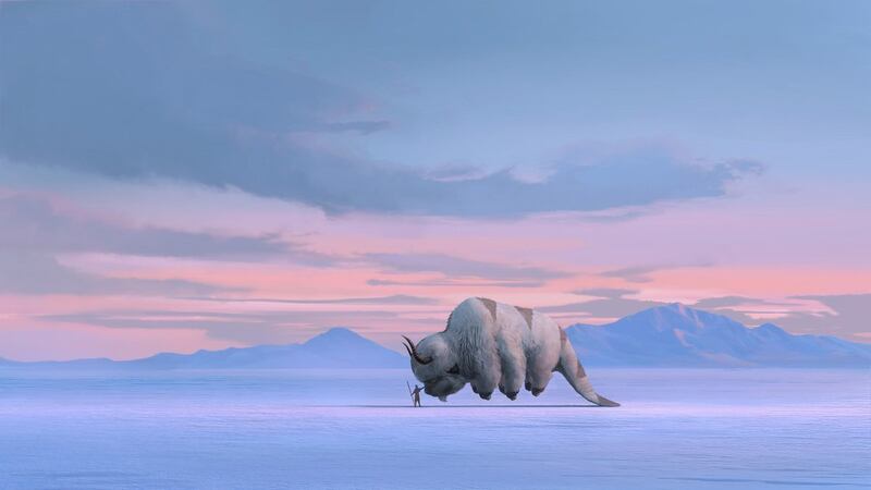 Concept art for “Avatar: The Last Airbender.”