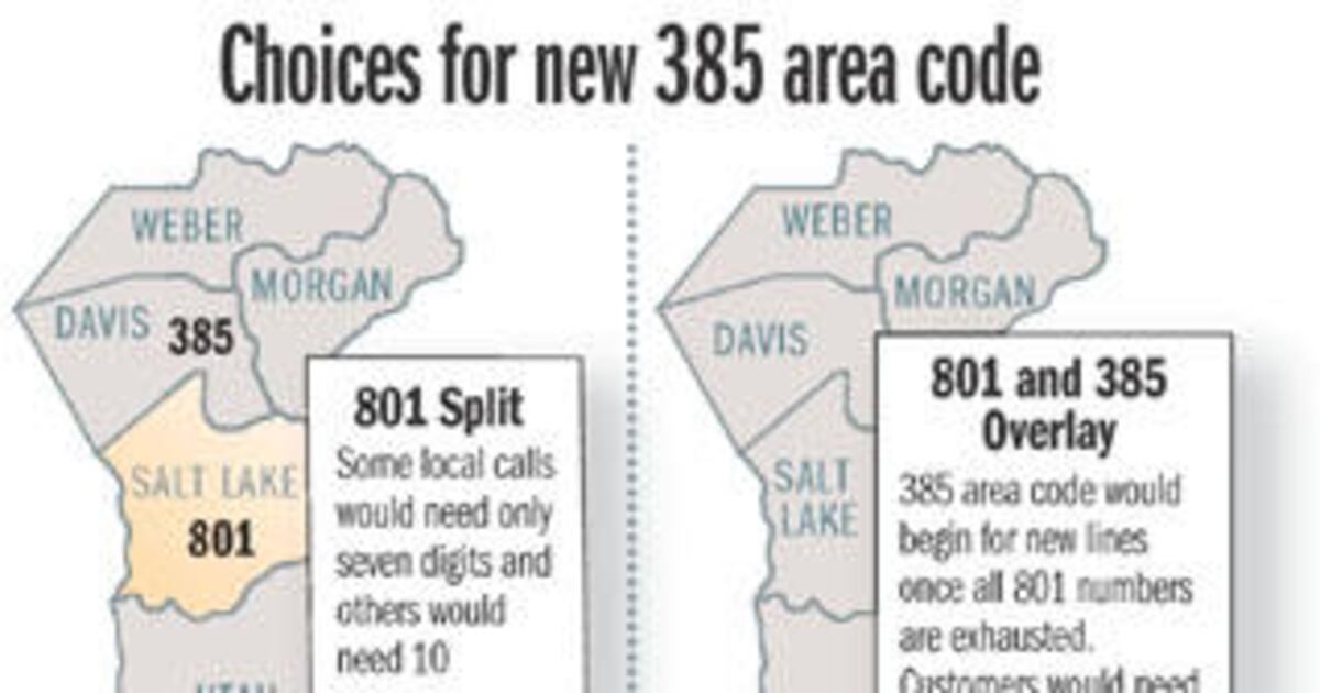 385 area code = 10-digit dialing – Deseret News