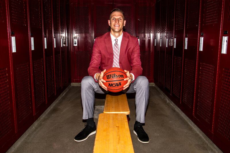 Nate Austin poses for a portrait at Grantsville High School.