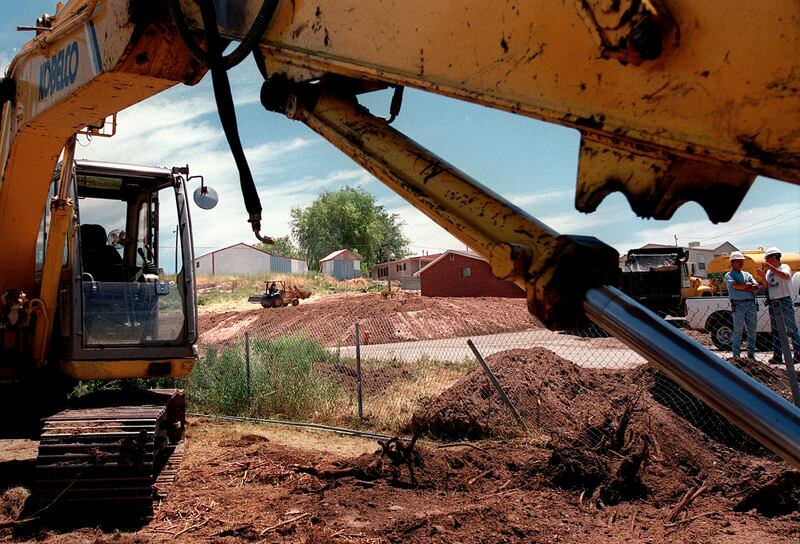 Environmental Chemical Corporation cleaning up in the town of Stockton near a toxic superfund site.