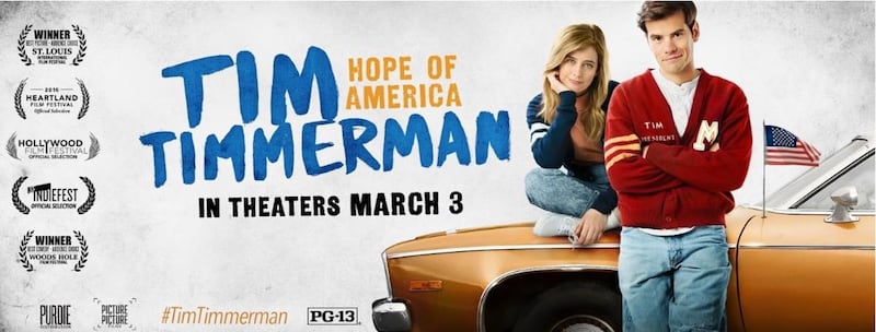 "Tim Timmerman, Hope of America" is in theaters Friday, March 3.