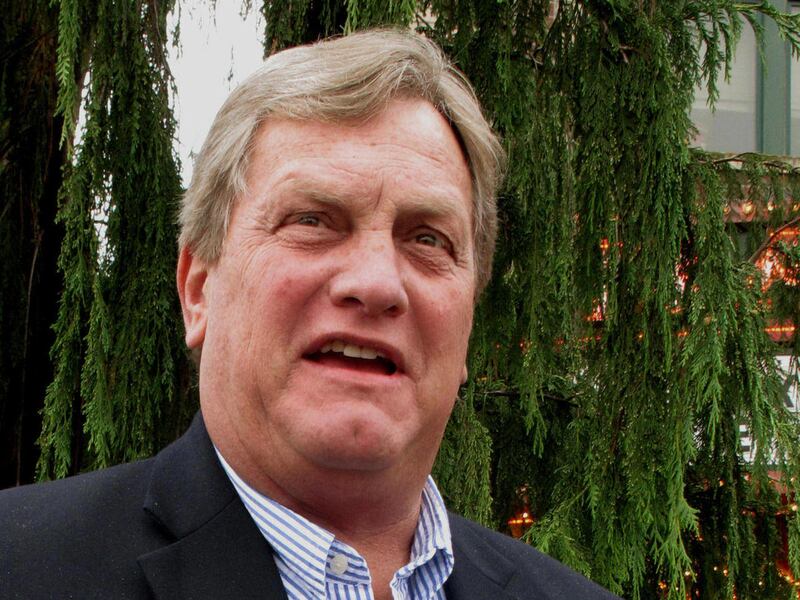 This Oct. 24, 2012 file photo shows Rep. Mike Simpson, R-Idaho, in Boise, Idaho. The US Chamber of Commerce is launching ads backing Simpson, who faces a primary challenge in Idaho, and two GOP candidates in West Virginia as the business organization ramp