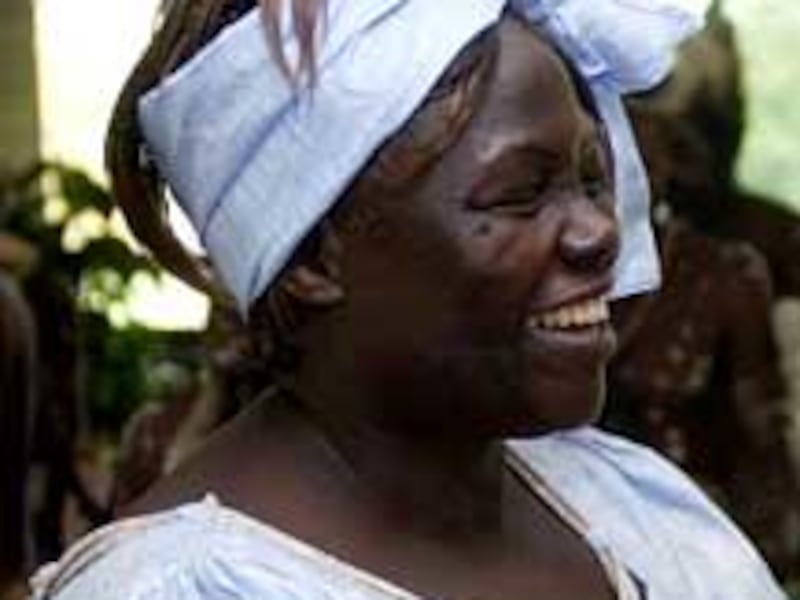 Wangari Maathai is the founder of Africa's Green Belt Movement.