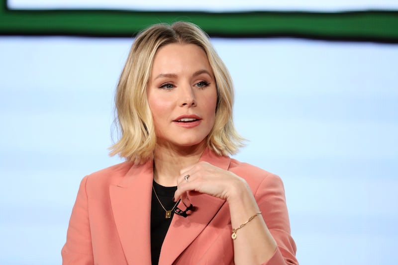 Kristen Bell speaks at the “Central Park,” panel during the Apple+ TCA 2020 Winter Press Tour at the Langham Huntington, Sunday, Jan. 19, 2020, in Pasadena, Calif. (Photo by Willy Sanjuan/Invision/AP)