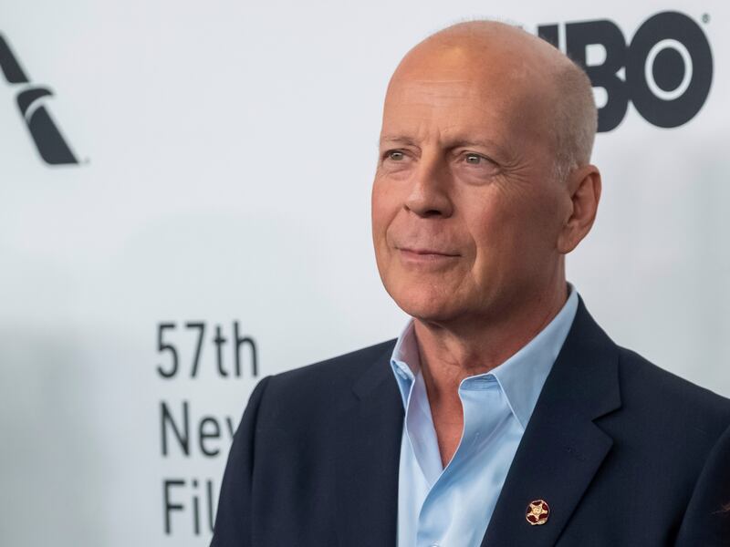 Bruce Willis attends the “Motherless Brooklyn” premiere during the 57th New York Film Festival at Alice Tully Hall on Friday, Oct. 11, 2019, in New York.