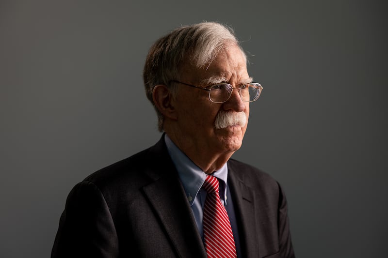 John Bolton, former national security adviser and U.S. ambassador to the United Nations, poses for a photo in Salt Lake City on May 22, 2023.