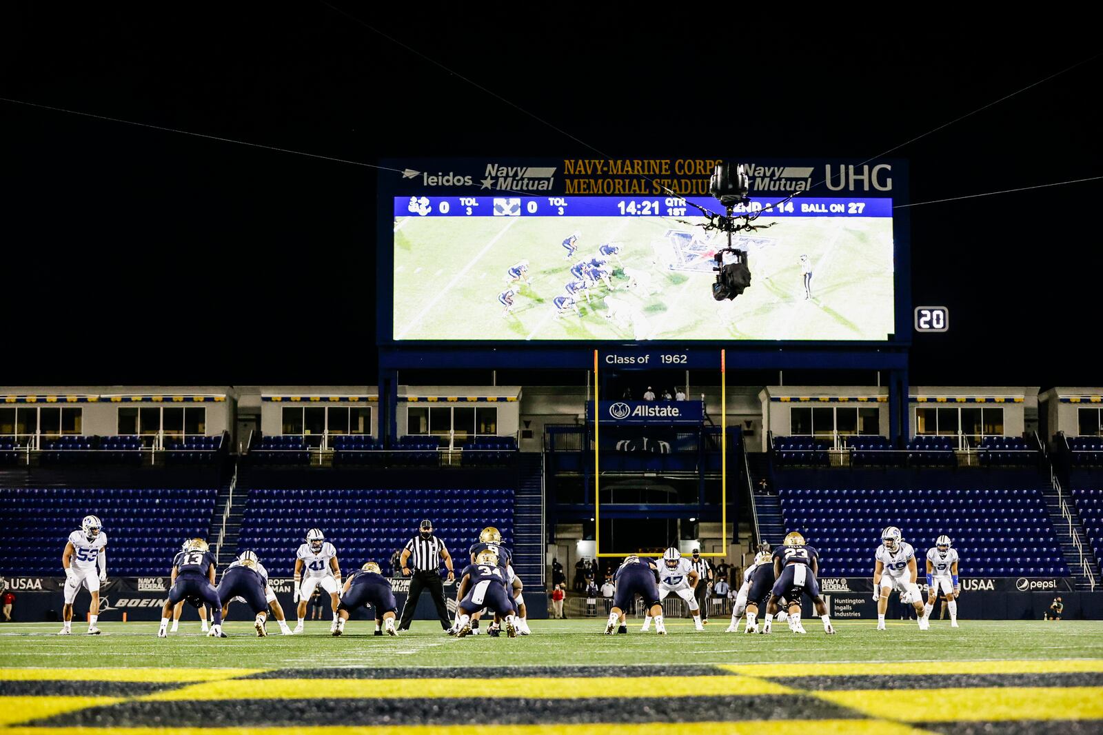 BYU football: As expected, surreal setting without fans and the usual ...