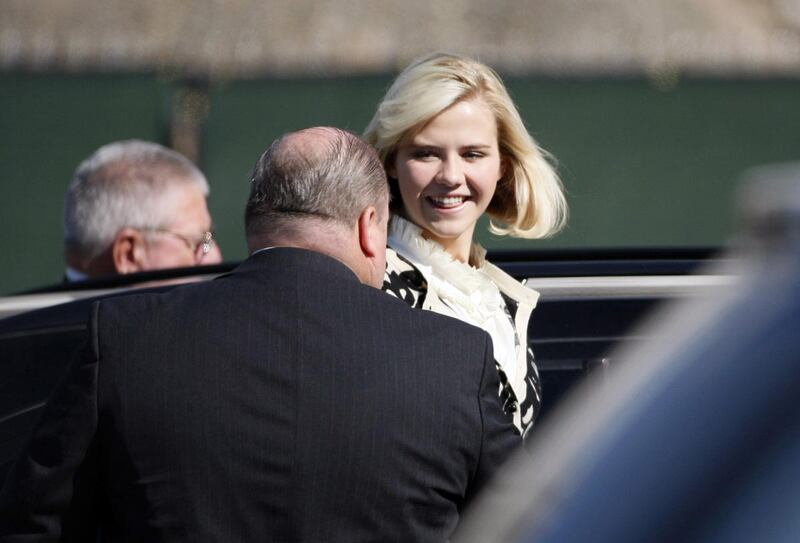 In this Oct. 1 2009 file photo, Elizabeth Smart smiles as she leaves federal court after testifying at a competency hearing for Brian David Mitchell in Salt Lake City. On Tuesday Nov. 17, 2009, Wanda Eileen Barzee, one of two people charged in the Eliza