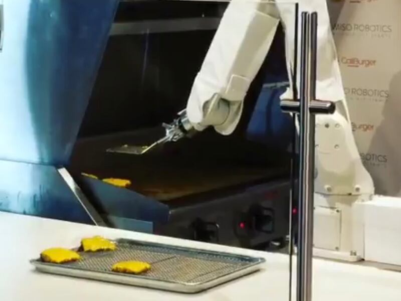 As USA Today reported, the burger chain Caliburger recently unveiled Flippy, a robot that has one sole function — flip hamburgers.