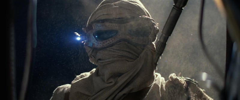 Rey (Daisy Ridley) in “Star Wars: The Force Awakens.”