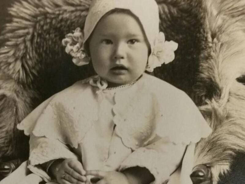 Homer Russell Luther as a baby.