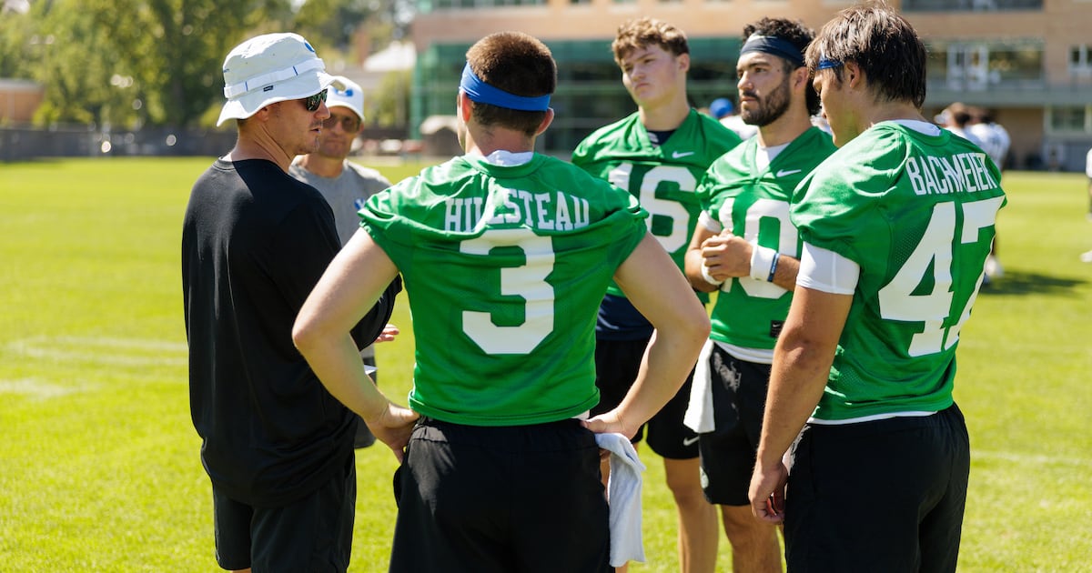 BYU's starting quarterback derby begins in Provo with all three candidates, including the freshman, saying they can handle the job