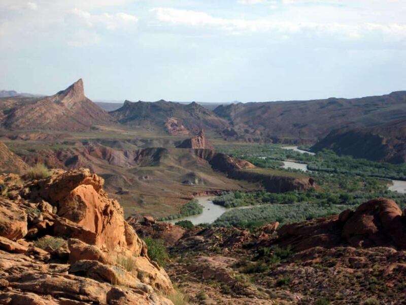 This is the San Juan River valley from San Juan Hill.