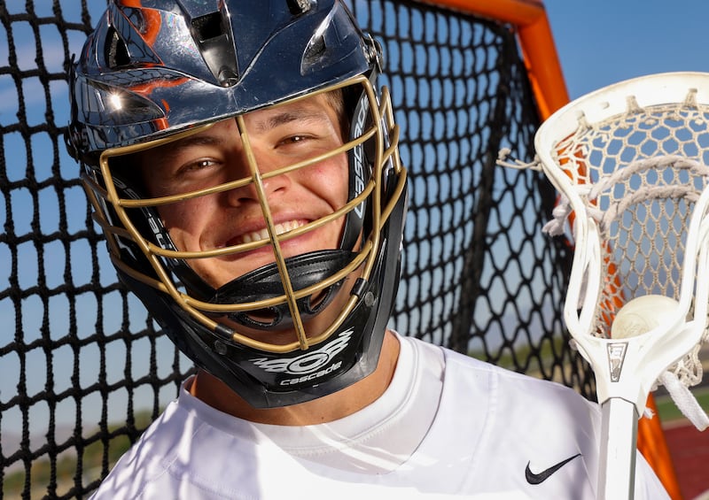 Lone Peak’s Garrett Haas has been named Mr. Lacrosse by the Deseret News.