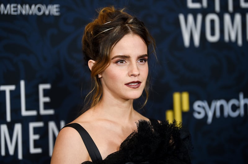 Actress Emma Watson attends the premiere of “Little Women” at the Museum of Modern Art on Saturday, Dec. 7, 2019, in New York.