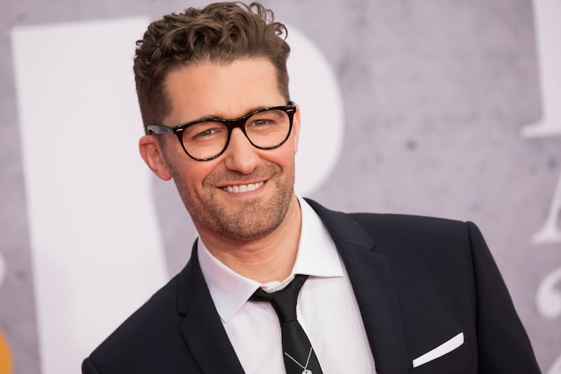 Matthew Morrison poses for photographers upon arrival at the Brit Awards in London, Wednesday, Feb. 20, 2019.
