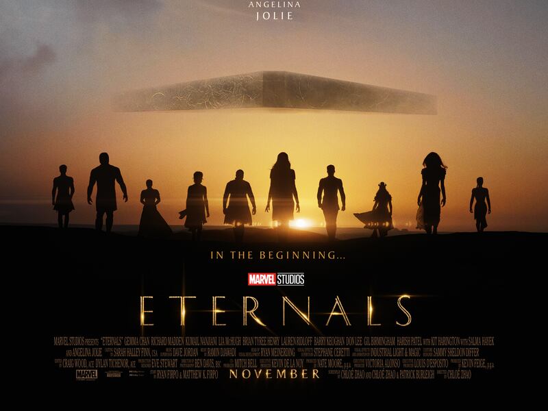 Marvel Studios’ poster for ‘Eternals.’