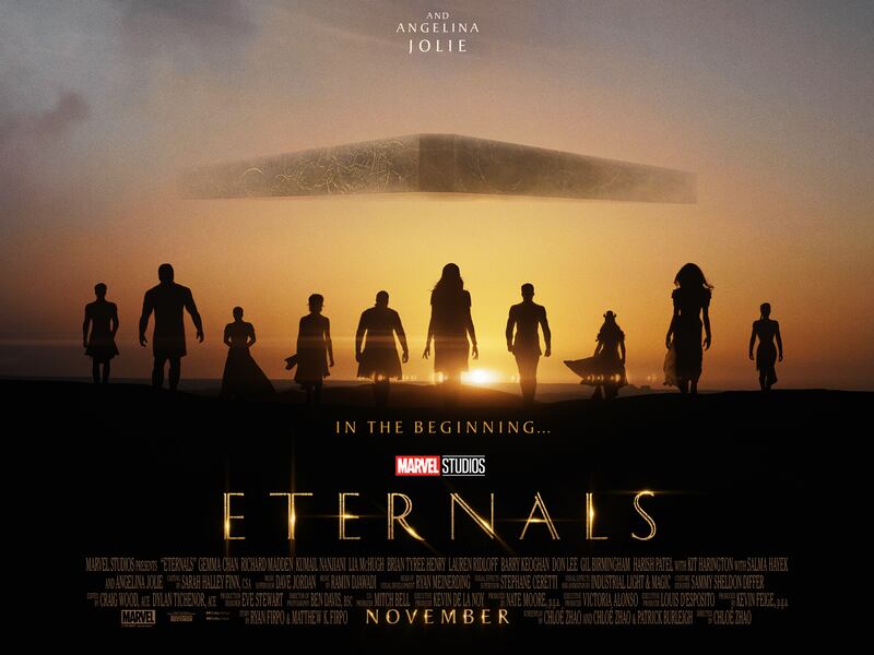 Marvel Studios’ poster for ‘Eternals.’
