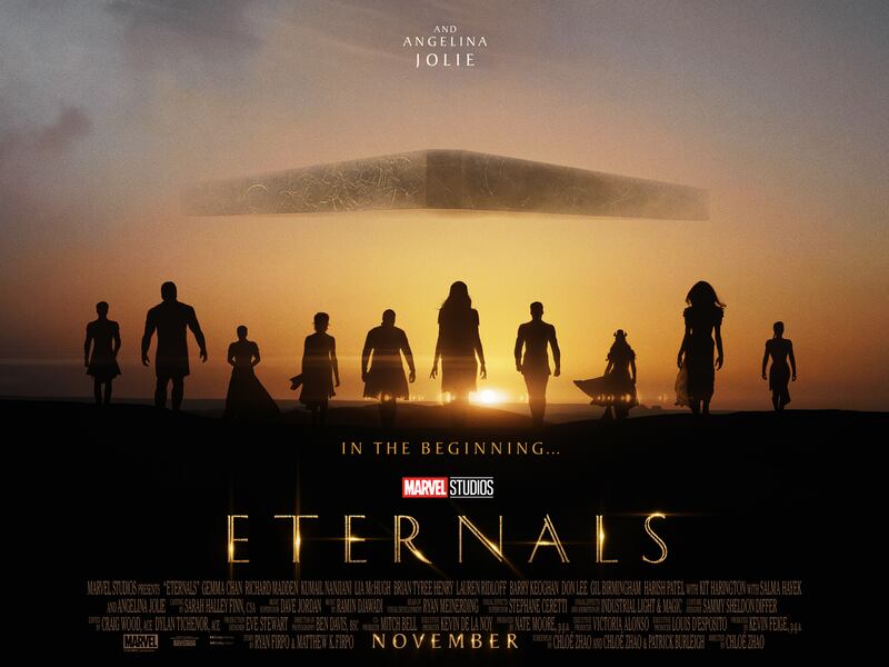 Marvel Studios’ poster for ‘Eternals.’