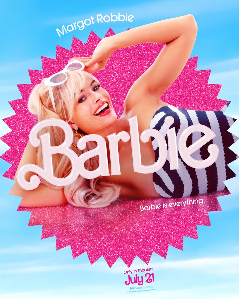 Margot Robbie in “Barbie.”