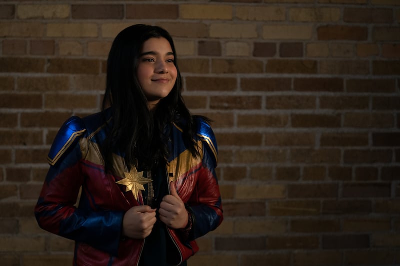 Iman Vellani as Ms. Marvel/Kamala Khan in Marvel Studios’ “Ms. Marvel.”