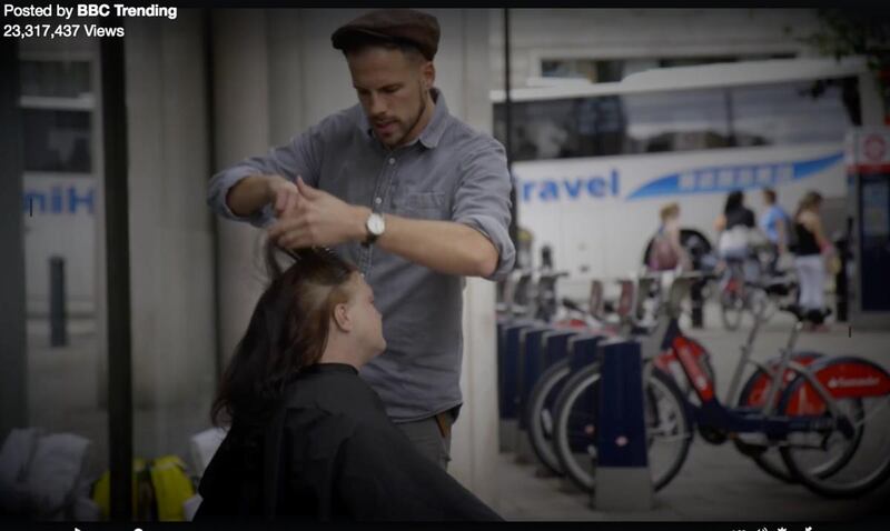 Josh Coombes cuts hair for free in the streets of London in an effort to make the world a better and more giving place to be.
