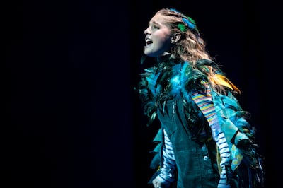Autumn Best as Willow in UVU’s opening night production of “Fly More Than You Fall,” which runs through Sept. 28.