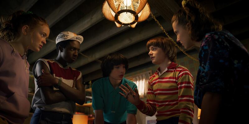 A photo from “Stranger Things 3.”