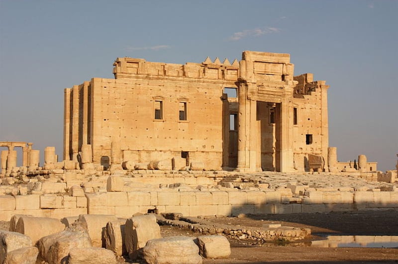 Recent reports said that ISIS had destroyed an ancient Syrian temple that was built to honor gods in pre-Christian times. But it looks like the temple is still standing.