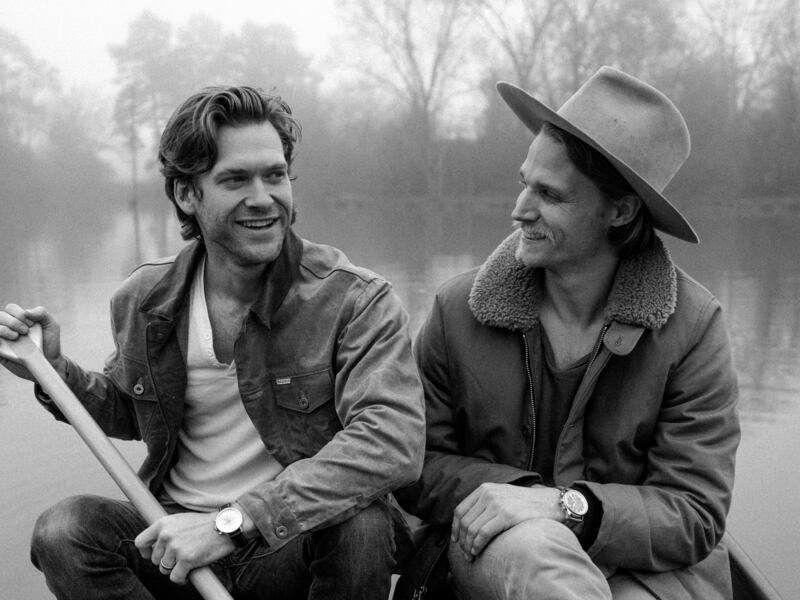 Longtime friends Jonathan Clay (left) and Zach Chance front the band Jamestown Revival. The band performed at the Commonwealth Room in Salt Lake City on June 28, 2019.