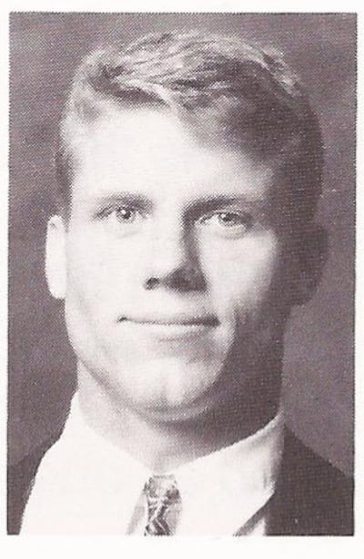 Frank Christiansen from his playing days as a student at BYU