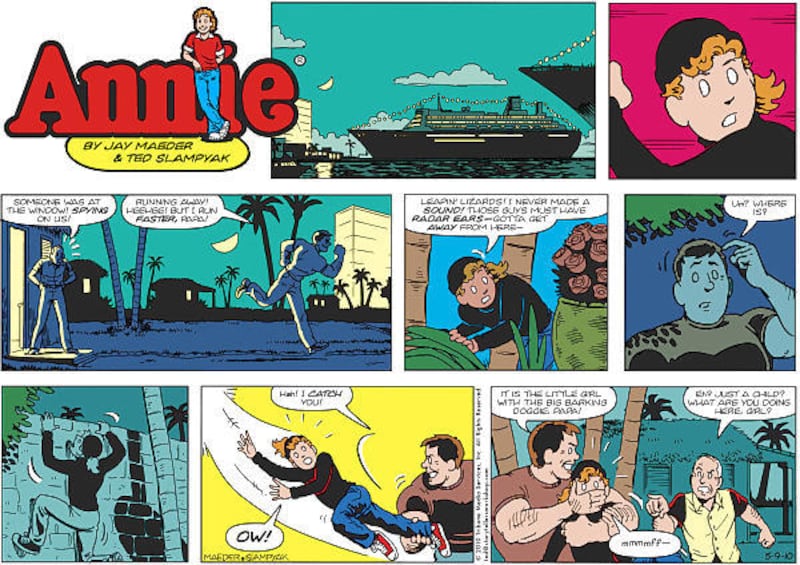 This image provided Thursday, May 13, 2010, by Tribune Media Services Inc., shows the Sunday, May 9, 2010 edition of the "Annie" comic strip. Tribune Media Services announced Thursday that it will cease syndication of the strip "Annie" on June 13.