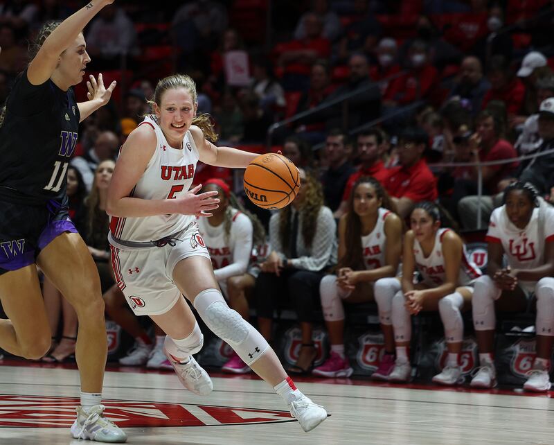 No. 7 Utah Utes women’s basketball buries Washington Huskies – Deseret News
