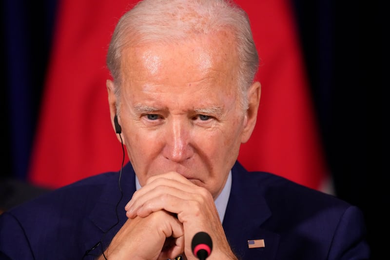 President Joe Biden during the Association of Southeast Asian Nations summit, Sunday.