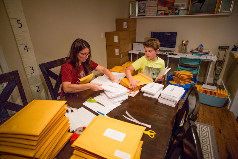When Jason Barron first independently published "The Visual MBA," his wife Jackie Barron and their children spent a lot of time preparing copies to be mailed.