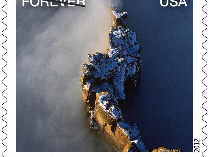 The U.S. Postal Service announced Wednesday, Sept. 26, 2012, that Utah's Monument Valley will be represented on a sheet of 15 new postage stamps. The stamps depict America's diverse landscapes on photos taken from several hundred feet in the sky to severa