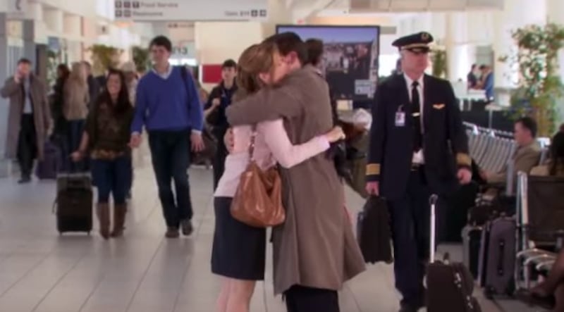 A photo of Michael Scott’s goodbye scene in “Goodbye Michael,” an episode of “The Office.”