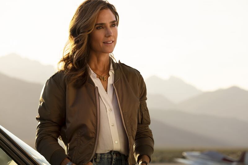 Jennifer Connelly stars in “Top Gun: Maverick.” The show opens in theaters on May 27, 2022.