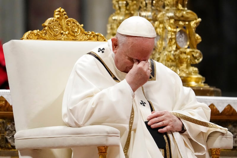 Pope Francis at the Vatican in 2022.