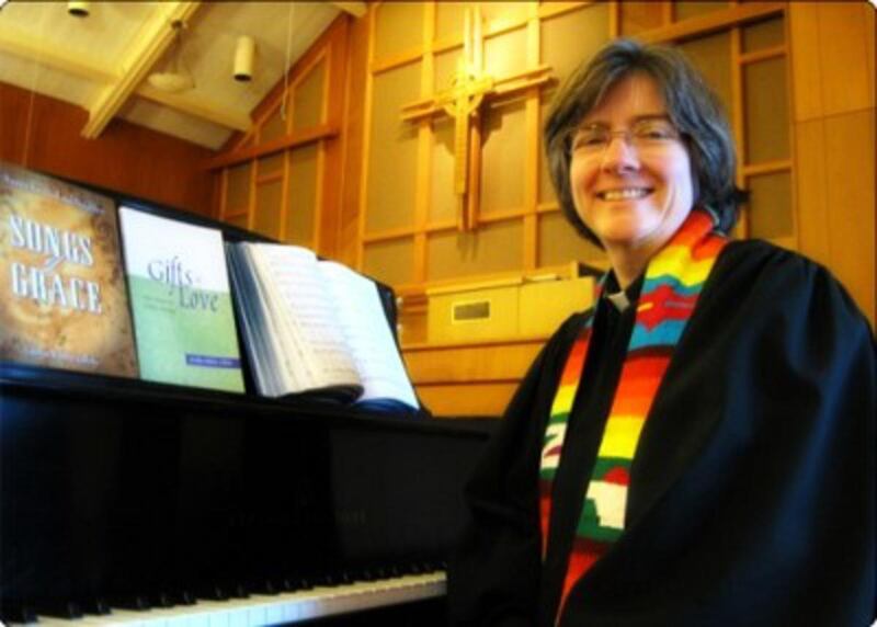 The Rev. Carolyn Winfrey Gillette in the sanctuary of Limestone Presbyterian Church in Wilmington, Del., in 2010.