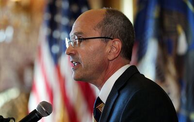 Paul Edwards speaks after being appointed as the governor's deputy chief of staff with special responsibility for policy and strategic communications during an event at the Capitol in Salt Lake City on Thursday, Nov. 10, 2016.