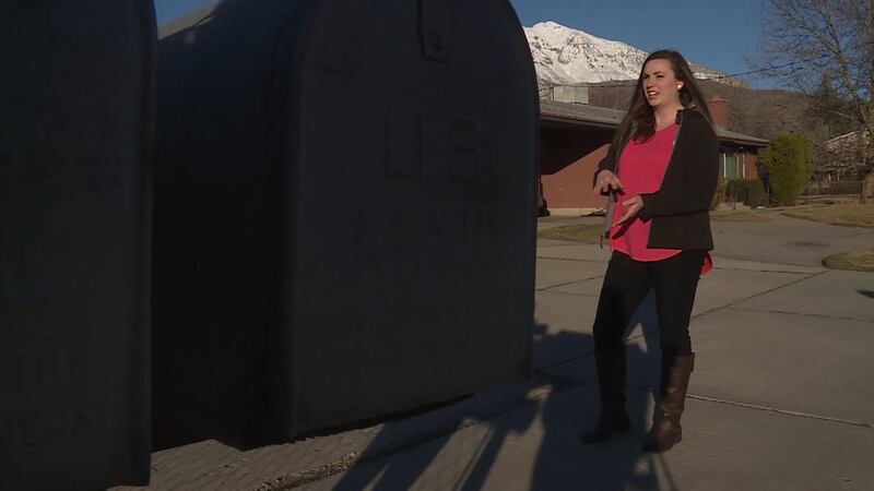 Orem resident Candice Rieske explains what happened Saturday morning when a woman knocked on her door holding her baby that she just delivered. Rieske helped the woman inside and had her husband call 911. On Sunday, Feb. 12, Rieske said she and her husban