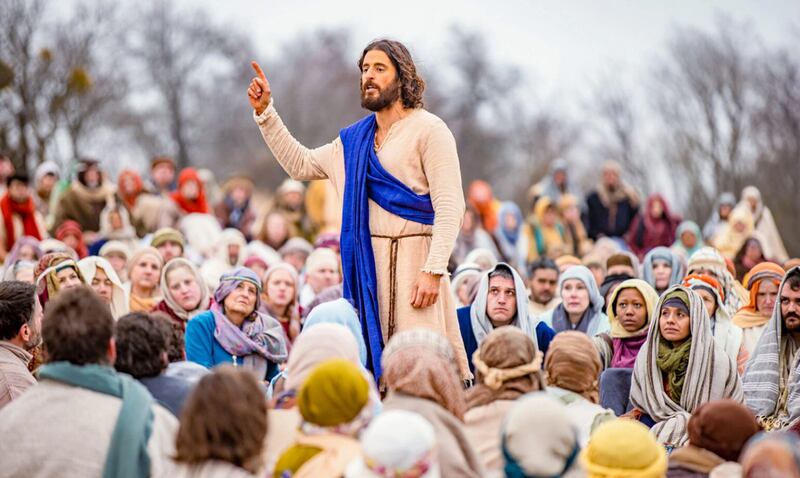 Jonathan Roumie portrays Jesus Christ in the series “The Chosen.”