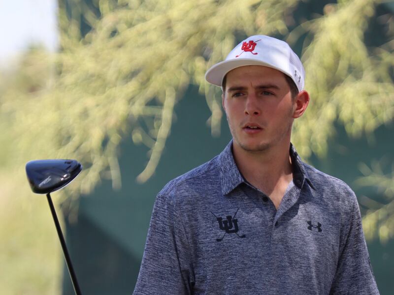 Utah’s redshirt freshman Javier Barcos leads the Utes after round one of the NCAA National Championship at Grayhawk GC in Scottsdale, Arizona.