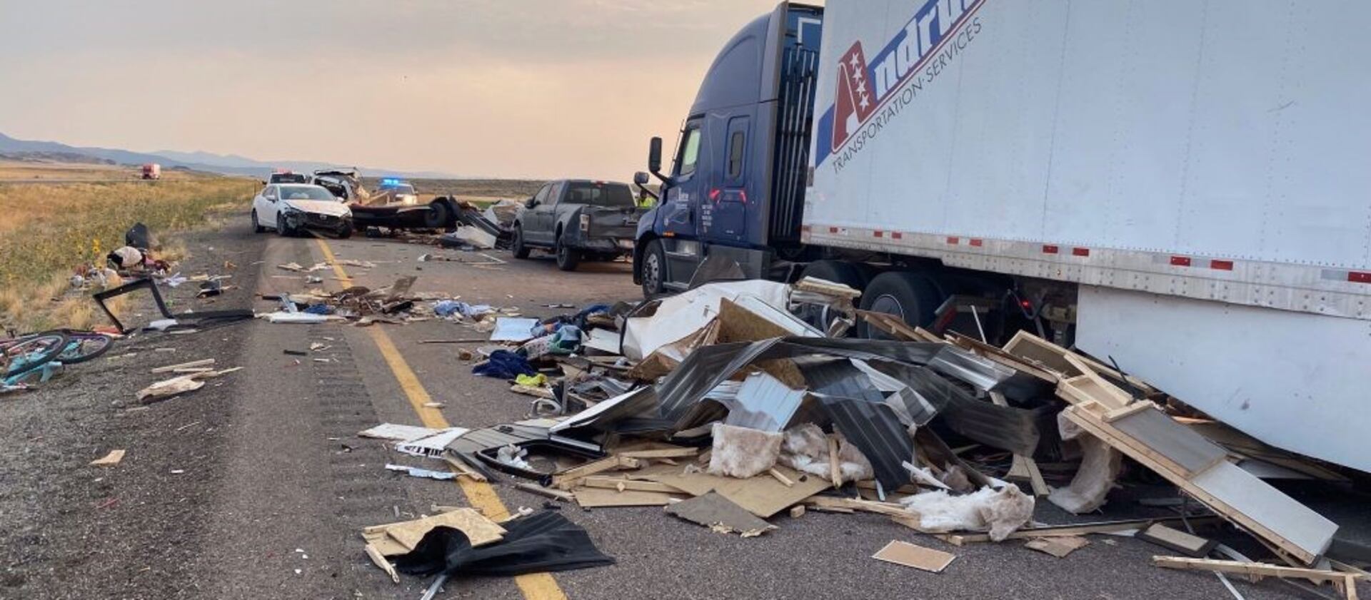 A sandstorm in Millard County caused a crash on I-15 Sunday that left at least seven people dead and multiple others injured, the Utah Highway Patrol said.