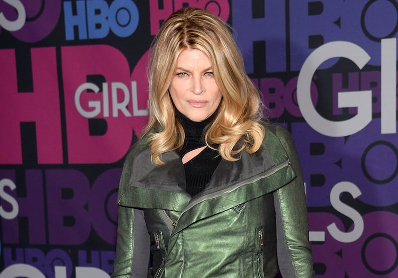 Kirstie Alley attends the premiere of HBO’s “Girls” on Jan. 5, 2015, in New York. Alley died Monday, her children announced.